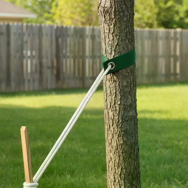 5/10Pcs Wear Resistant Nylon Tree Support Straps With Reinforced Metal Grommets For Gardening Tree Stabilization Staking Qme