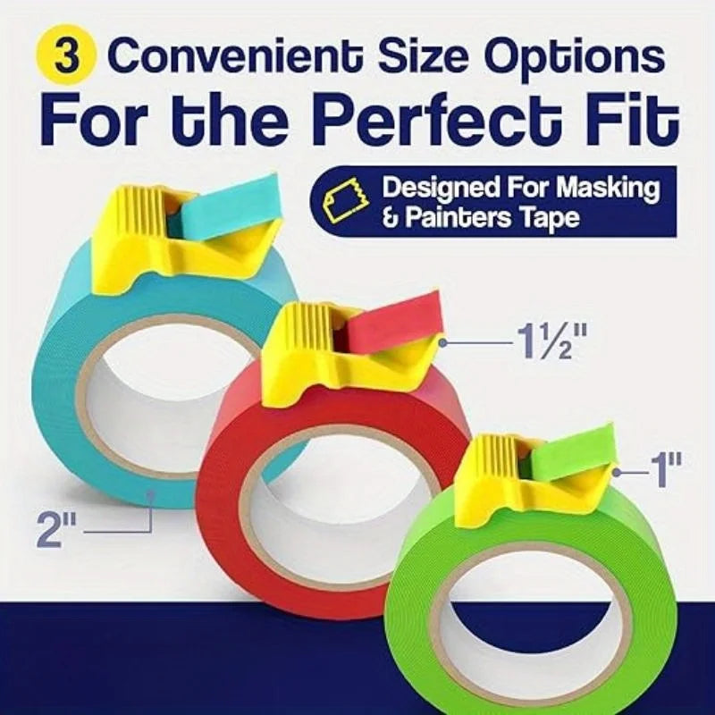 3 Sizes of Paper Tape Cutters, Suitable for Masking Tape, Can Improve Work Efficiency and Achieve Small-Sized Paper Tape Cutting Qme