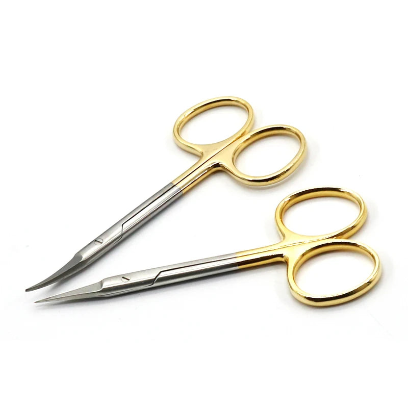 Dental Surgical Scissors Stainless Steel Needle Holder Plier Straight Qme