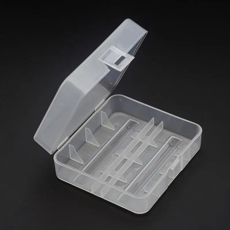 26650 Battery Storage Box 2X Slot Plastic Durable Case Holder Safe Qme