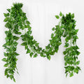 1PC Artificial Vine, Grape Leaves, Plastic Pothos Leaves, Green Plants, Ceiling Decoration, Artificial Green Leaf Vine Qme 1pcs green leaf