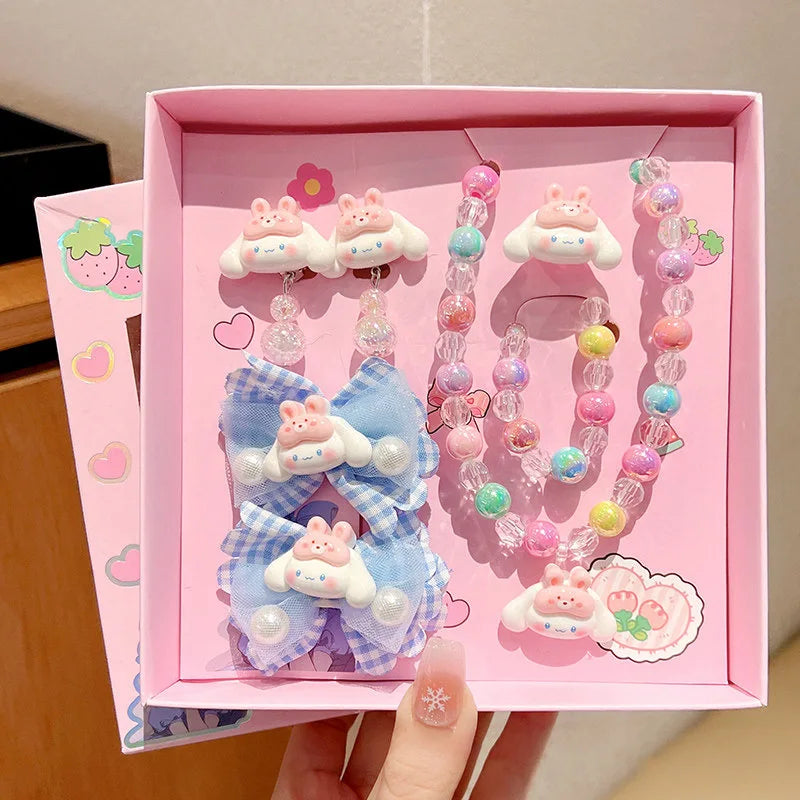 Hello Kitty Kuromi Cartoon-style Sweet Jewelry Student-style Qme 5