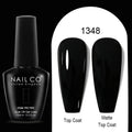 Nailco Jelly Gel Nail Polish Transparent Varnishes 44 Colors Red Pink