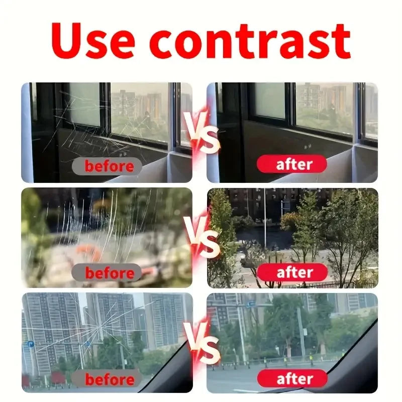 30ML Glass Scratch Repair Paste - Universal For Repairing Scratches On Car Windows, Bathroom Glass, Glasses, Lenses Qme