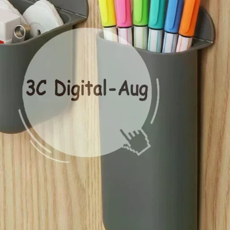 Lightweight Multifunctional Desktop Pen Holder Simple Storage Box Qme