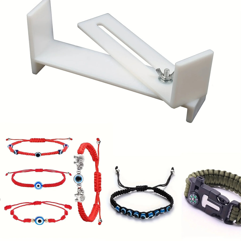 Creative weaving rope tool, handmade weaving fixture bracelet and necklace maker, professional and practical tool Qme