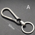 Titanium Buckles Alloy Keychain Tiranium Buckle Key Ring Car Qme A