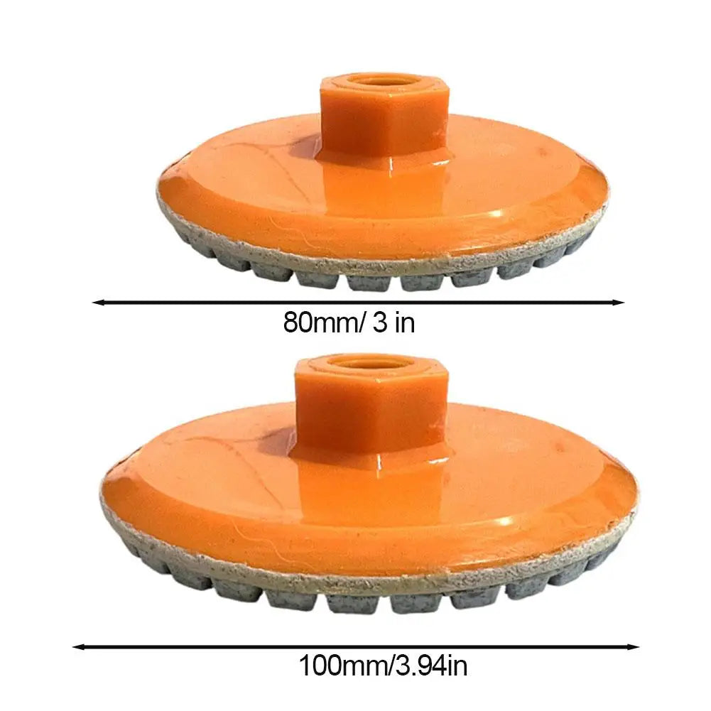 80/100mm Ceramic Tile Edge Grinding Disc M14 Thread Dry For Ceramic Tile Edge Grinding Disc Polishing Wheel Power Tool Qme
