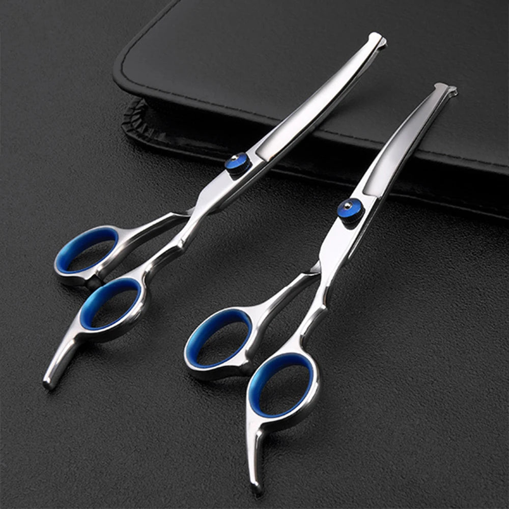1PC 6-Inch Teddy Dog Hair Scissors Pet Scissors Clean Grooming Tools Safe Round Head Scissors Qme