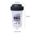 Fitness Shaker Cup Men Women Sports Protein Powder Milkshake Mixing Qme A1 Black