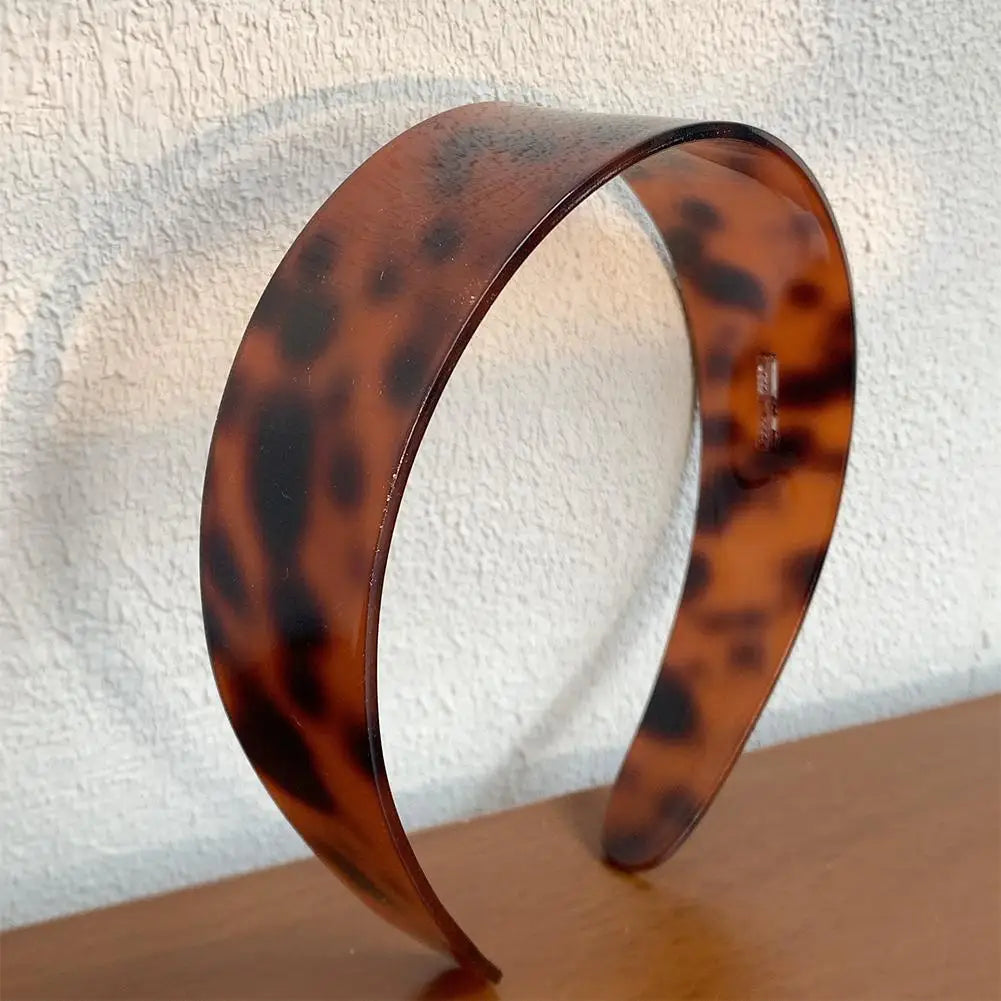 Vintage French Headband Tortoiseshell Women Women's Hair Band No Slip Qme