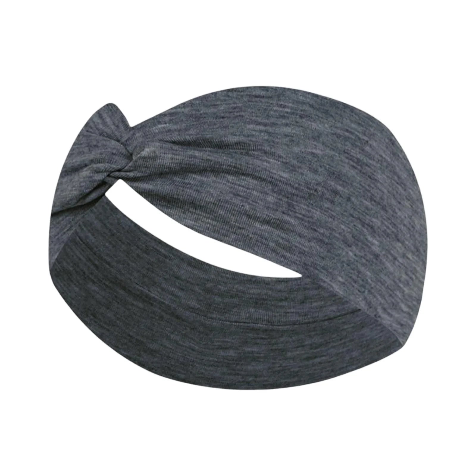 Unisex High Elastic Running Fitness Headband for Sports Yoga Solid Sweatproof Elastic Cotton Headscarf Wash Face Shower Supplies Qme