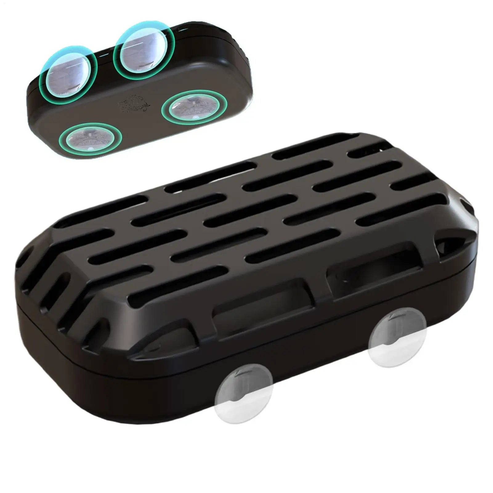 Turtle Poop Catcher Box Suction Cup Reptile Pet Accessories Aquarium Turtle Poop Box for Living Room Hotel Restaurant Apartment Qme