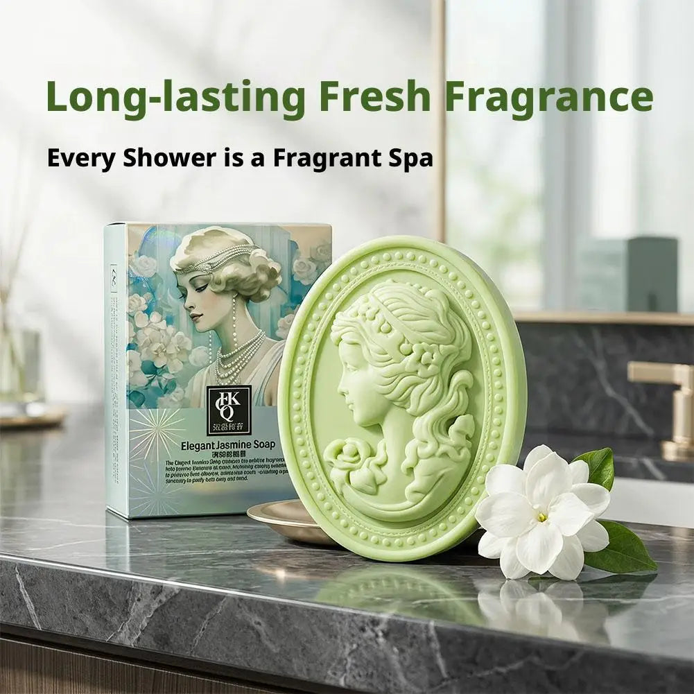 Elegant Handmade Soap Bar Long Lasting Fragrance Women Nourishing Qme