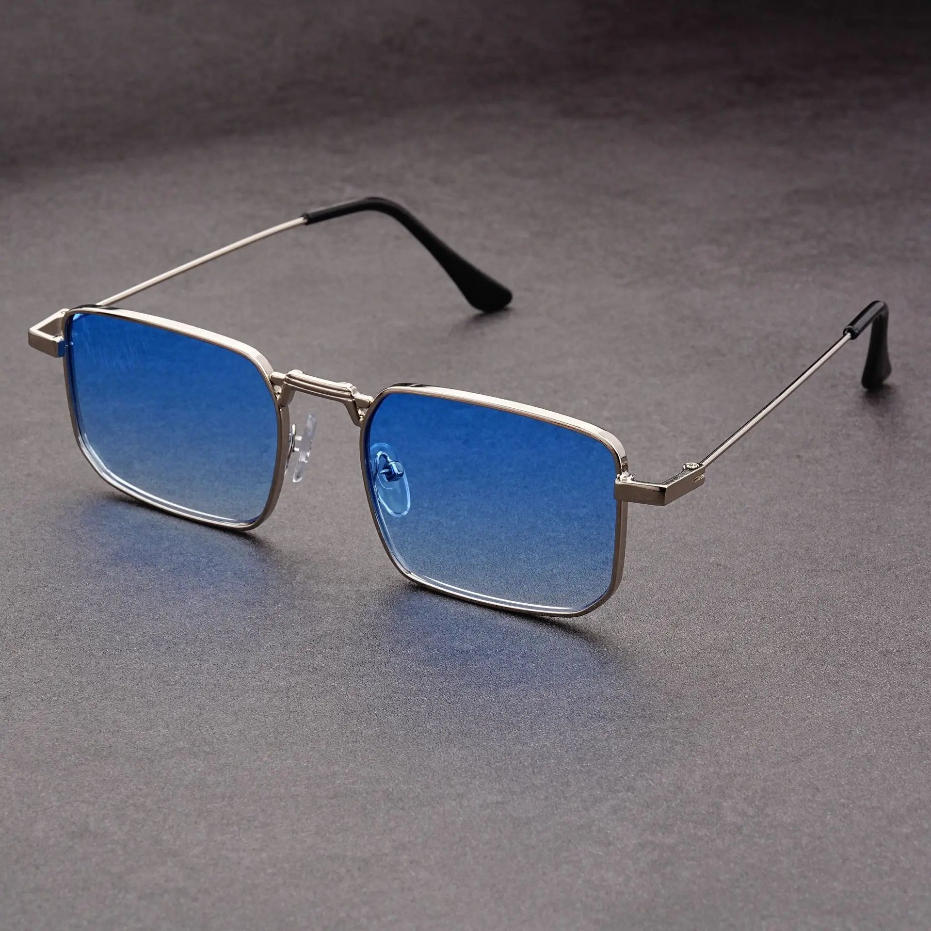 Fashion Rectangle Sunglasses Men Women Vintage Square Driving Sun Glasses Brand Square Sun Glasses for Men Shades Female Eyewear Qme YBU