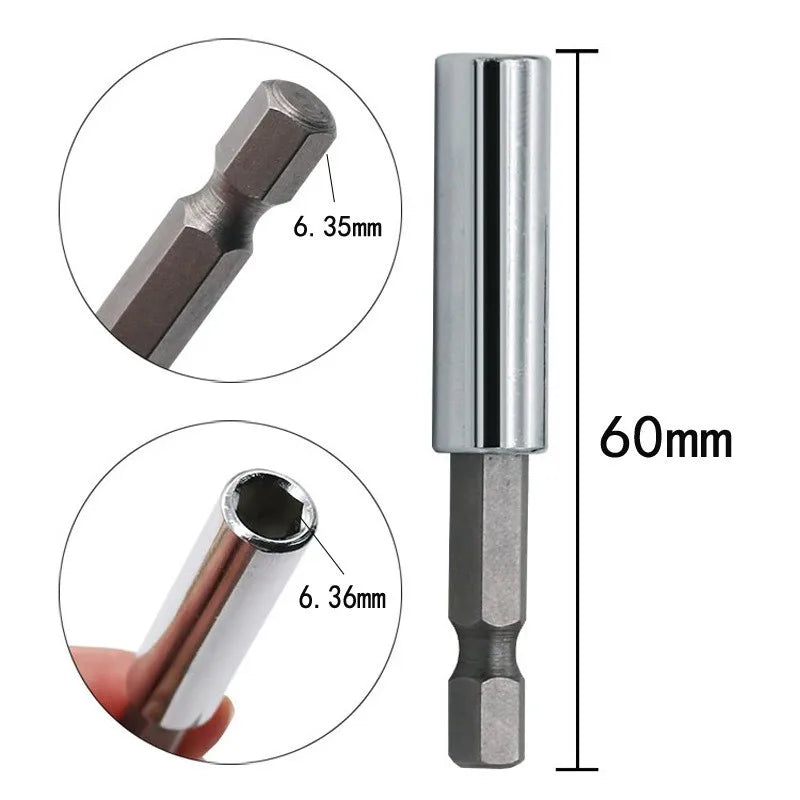 33 Pcs Magnetic Extension Bit Holder Screwdriver Bits Set Quick Release Bit Holder For Electric Screwdriver Bit Accessories 4.8 Qme