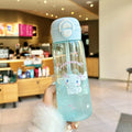 Hello Kitty Kuromi High-Quality Plastic Cup Convenient Carry-Handle Direct-Drink Cup Student & Casual Water Cup Water Bottle Qme 5