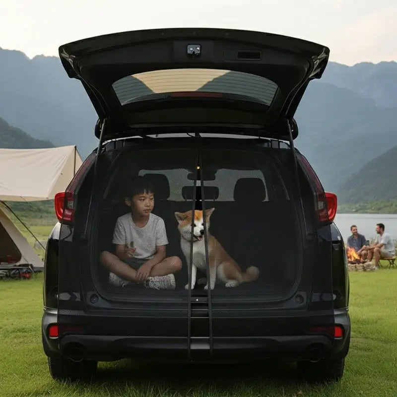 Magnetic Trunk Mesh Breathable Mosquito Resistant Environmentally Qme