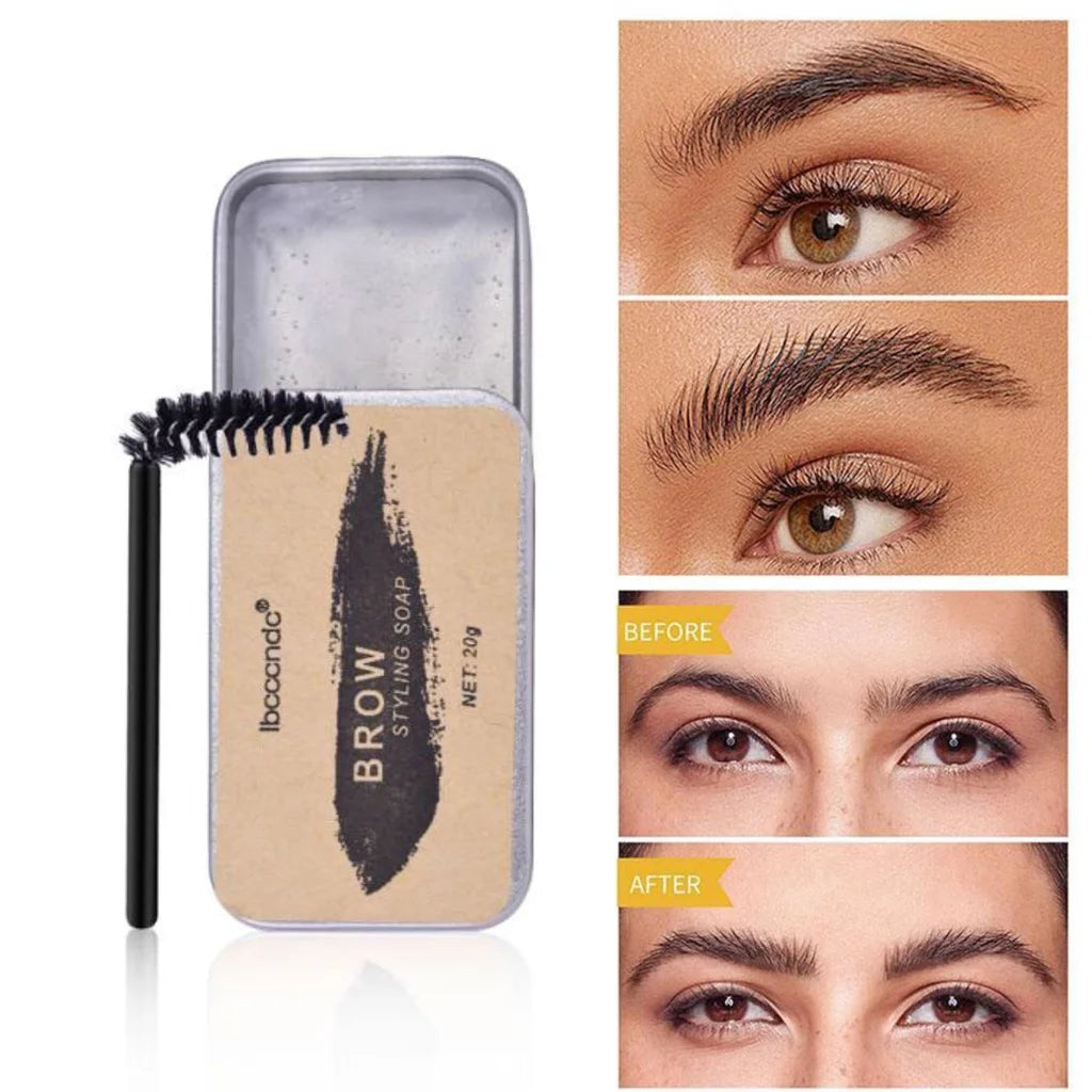 3D Brow Sculpting Gel Waterproof Clear Quick Drying Wax Long Lasting Qme