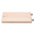 Small Pet Wooden Platform Toy Natural Wood Jumping Climbing Springboard Stand for Hamster Guinea Pig Cage Accessories Qme Dark Brown