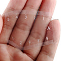 Durable Portable Eyebrow Stencil Instant Design Ruler Drawing Shaping Qme Default Title