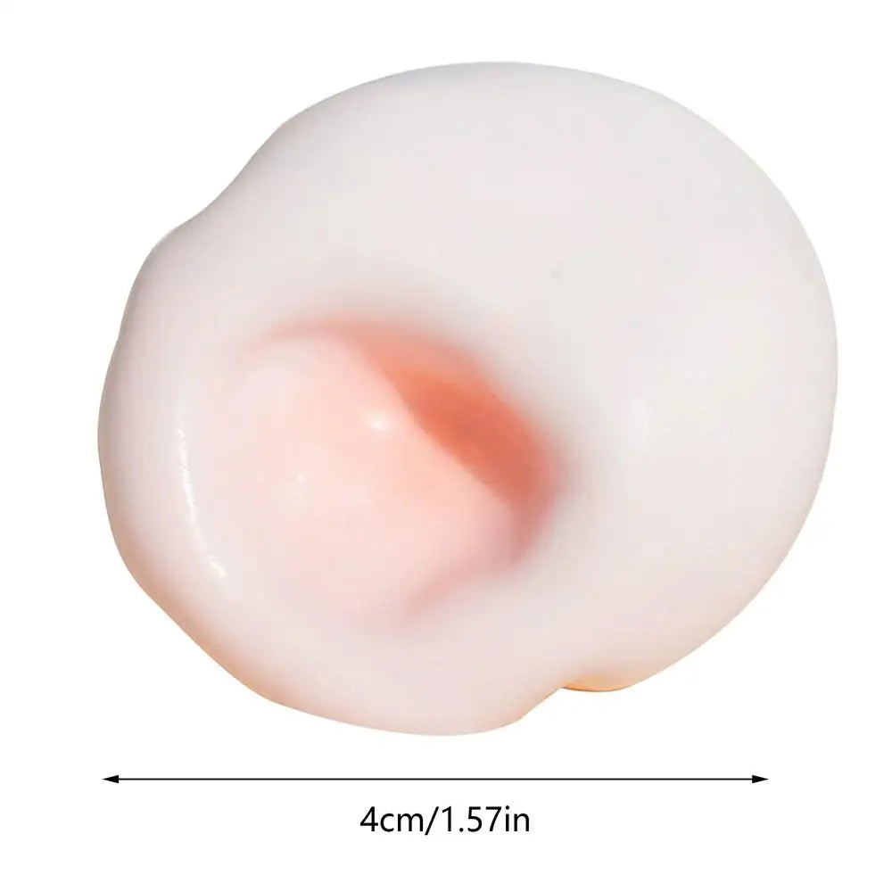 Squeeze Toys Cute Soft Ball Fidget Toys for Teens Kids Women Men Adults Birthday Classroom Prizes Goodie Bag Fillers Boys Girls Qme Orange