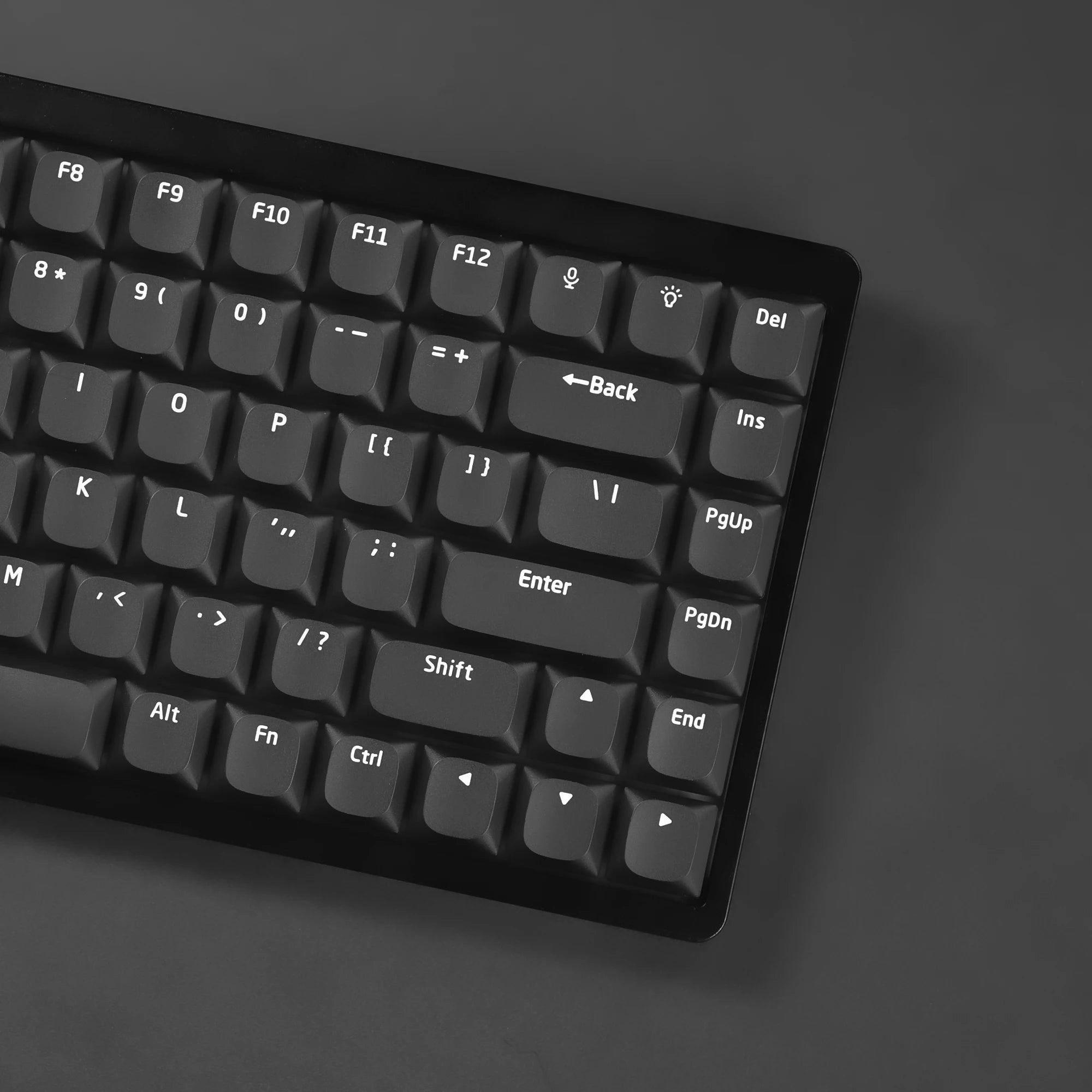 Chosfox Low Profile PBT MX Keycaps for Kailh 1353 Low Profile Switch Mechanical Keyboard Ultra Thin Keycaps Qme