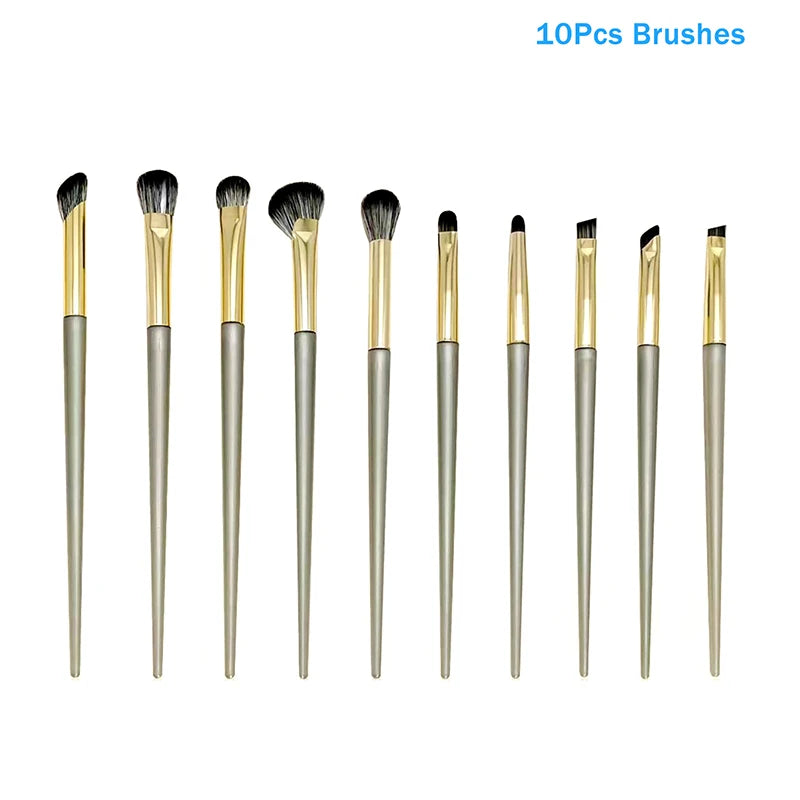 Eye Makeup Smudge Undercover Eyeliner Detail Small Brushes Soft Qme 10Pcs