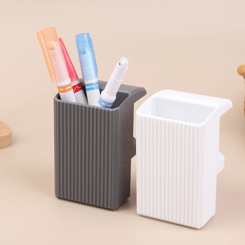 Workplace Teaching Office Organization Clip Desk Edge Pen Holder Qme