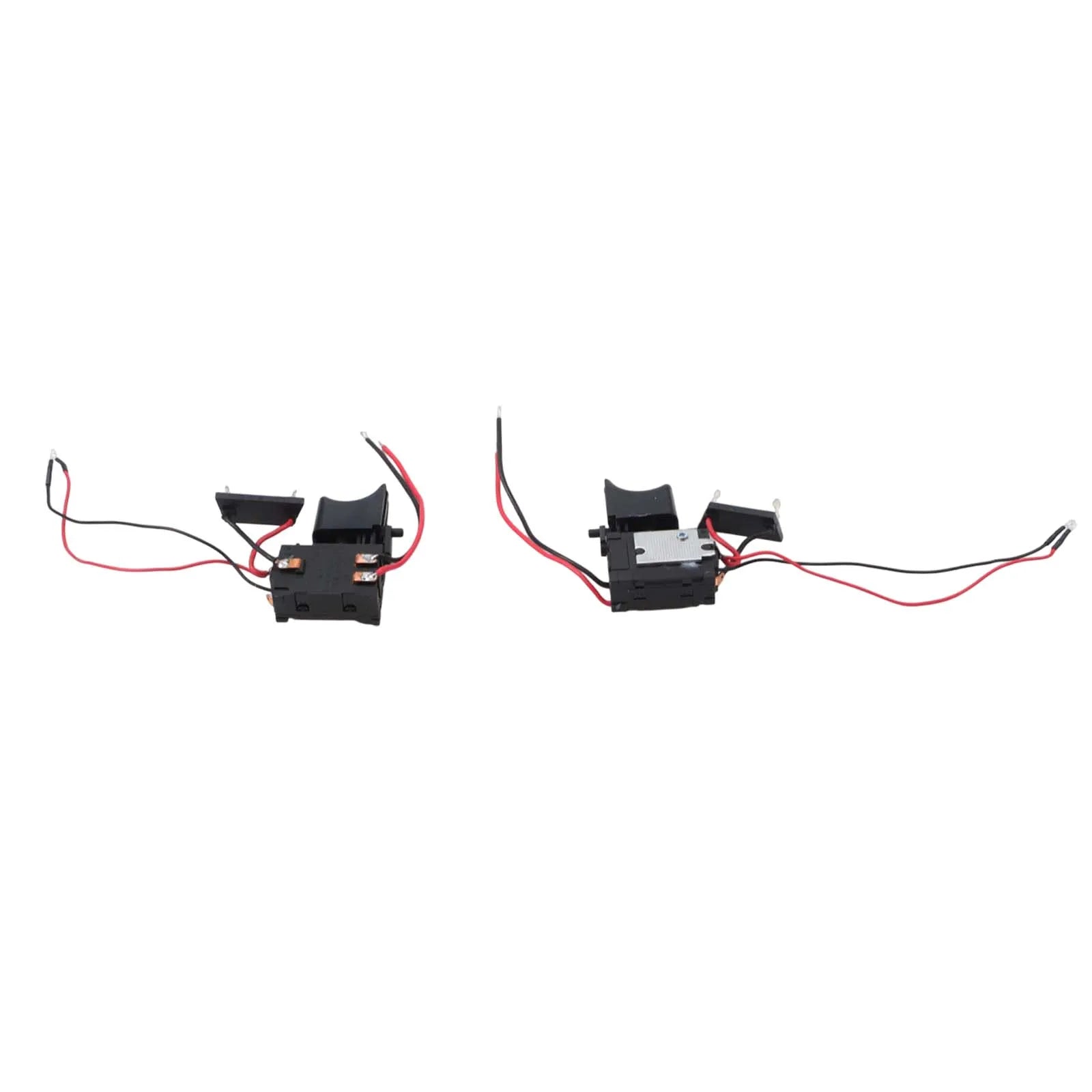 2 X Dustproof Speed Control Switch Plastic Metal 7.2V-24V Assembly Control Equipment For Electric Drill Part Replacement Qme