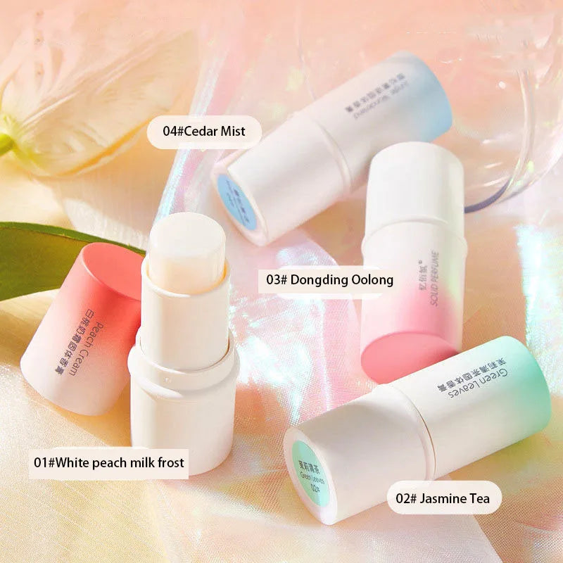 Solid Perfume Portable Balm Long-lasting Fragrances Fresh Elegant Qme