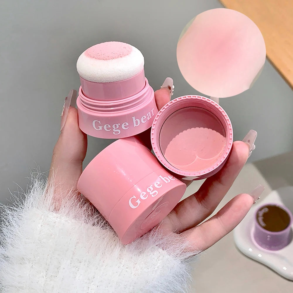 Gege Bear Matte Blush Powder Natural Finish Long-lasting Low Qme