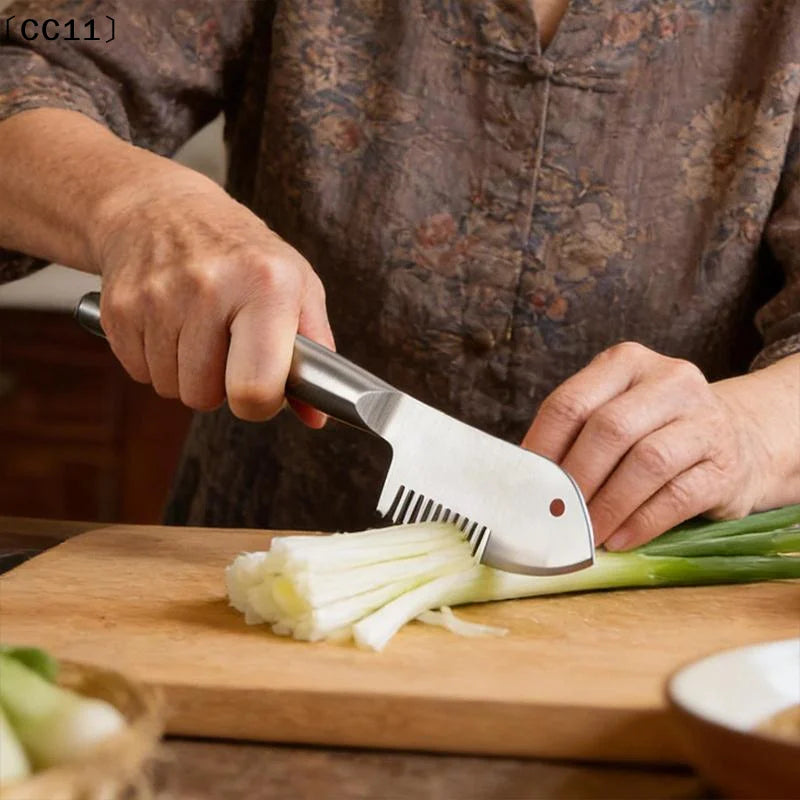 Stainless Steel Green Onion Cutter Shredder Slicer Kitchen Gadget Qme Default Title