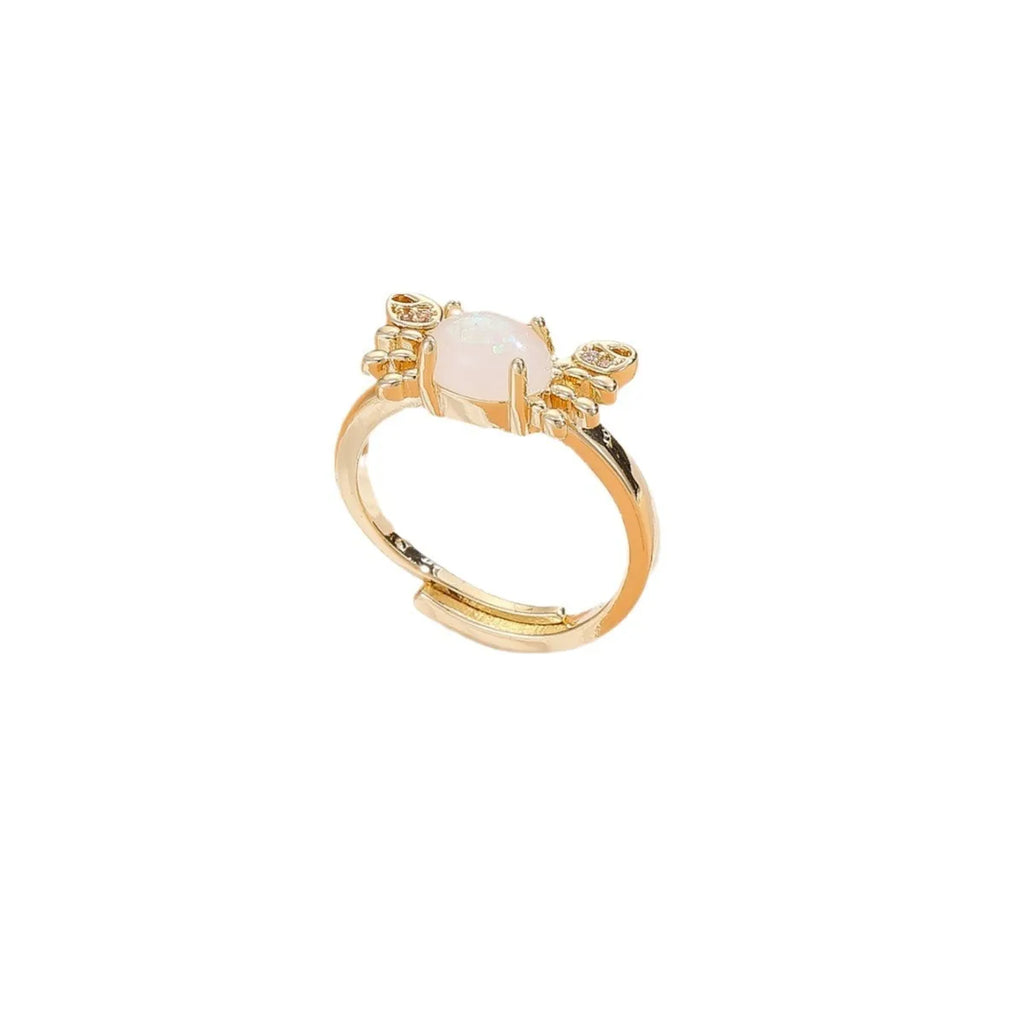 1pcs Exquisite Mini Cute Crab Charm Originality Personalized Ring Women's Simplicity Party Holiday Gift Jewelry Accessories Gift Qme