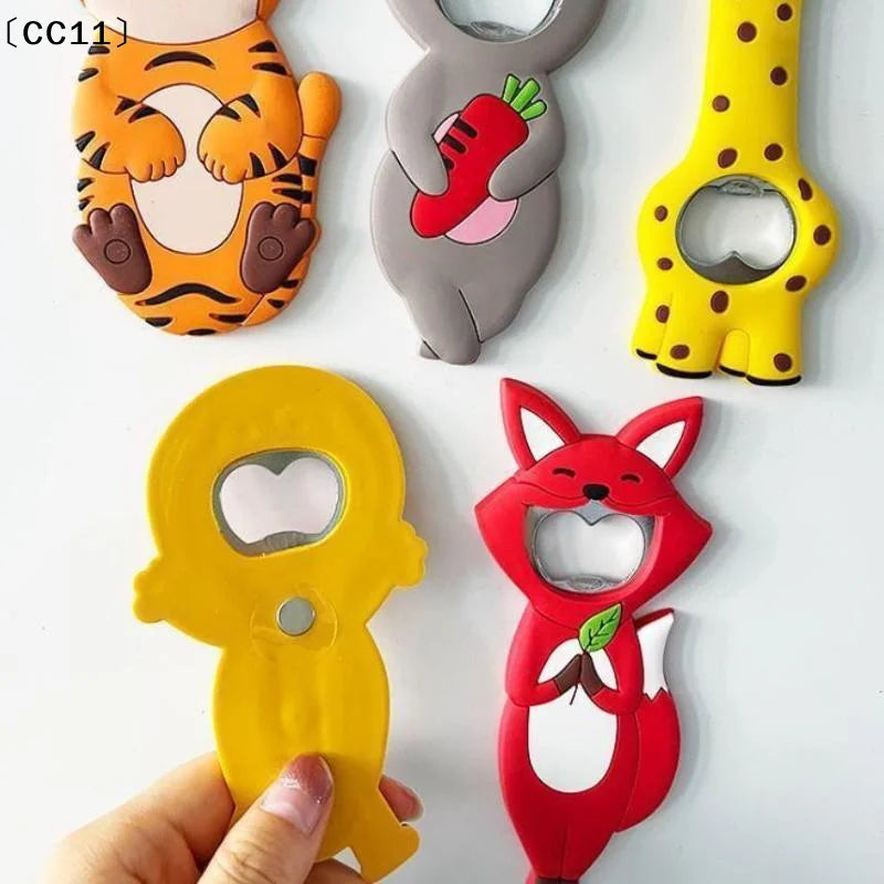 Bottle Opener Shark Magnet Beer Fridge Stickers Practical Gadgets Lid Qme
