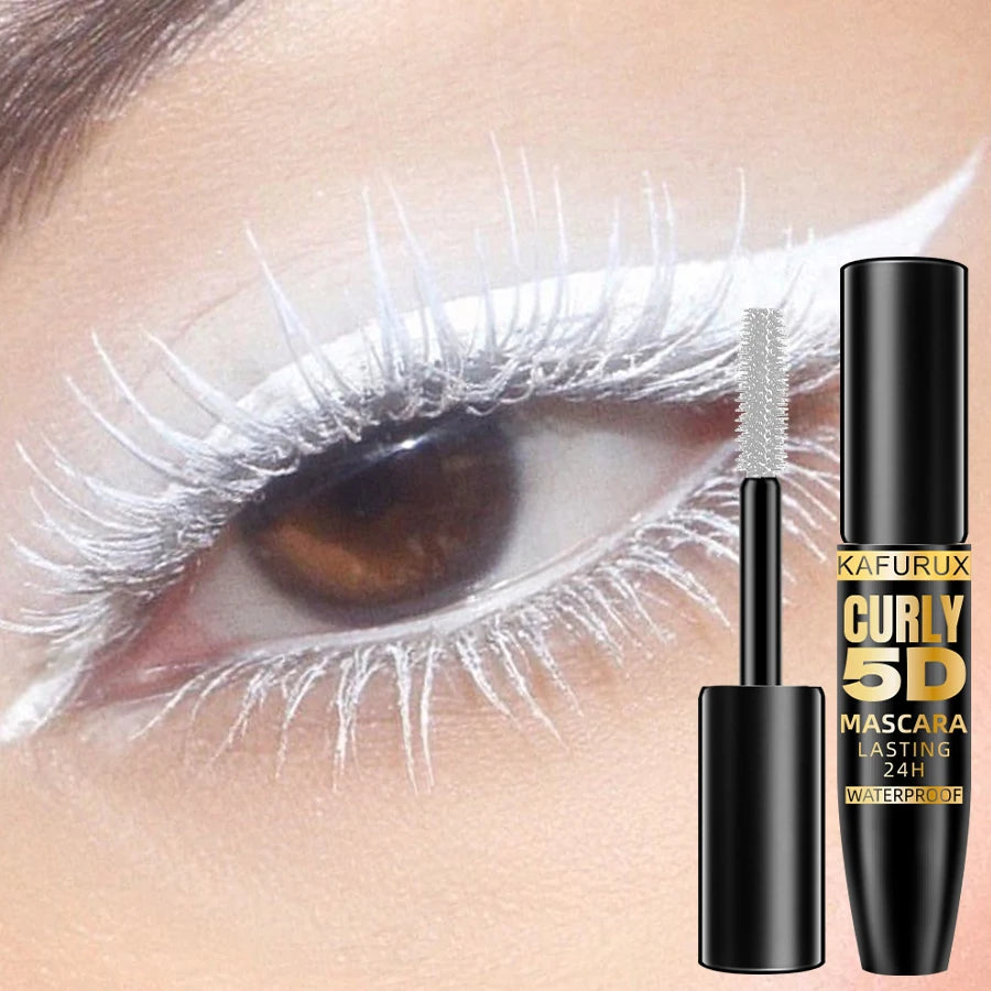 5D Mascara Thick Curl Waterproof Natural Lenthen Eyelash 9 Colors Qme