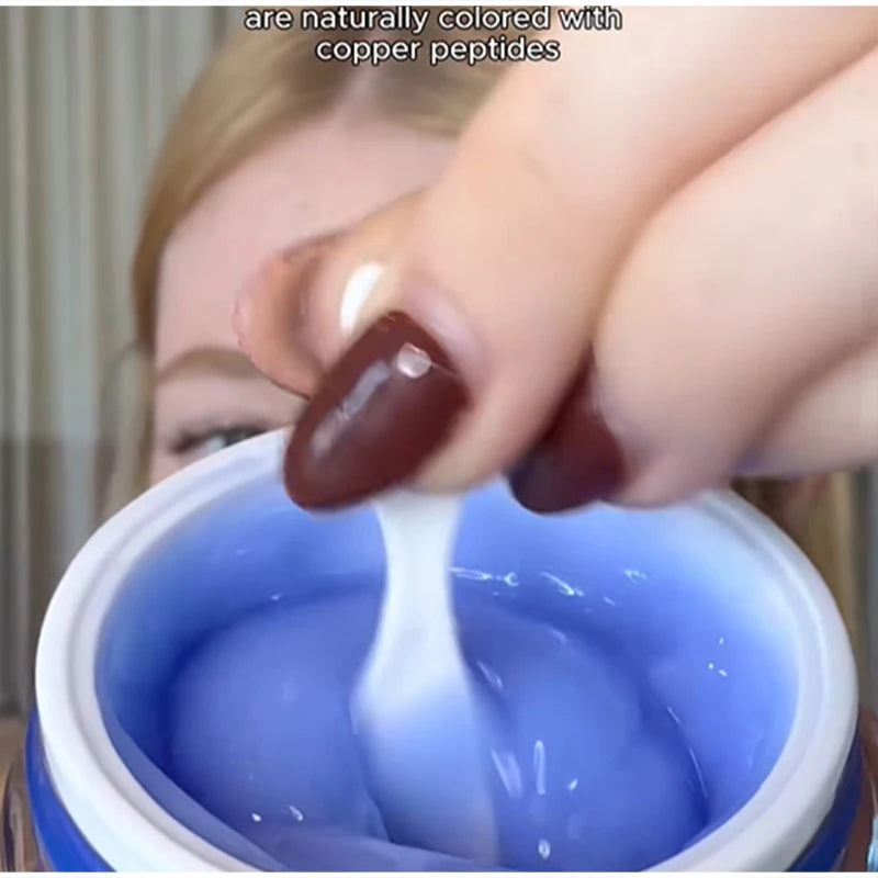 Blue Copper Peptide Moisturizing Essence Deep Facial Care Cream Qme