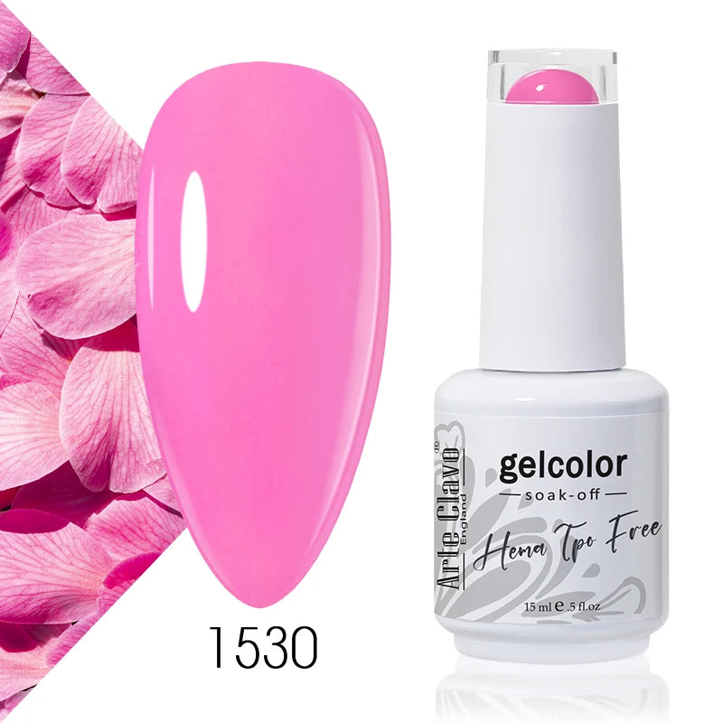 Arte Clavo Colourful Gel Nail Polish Art Varnishes Macaron Semi