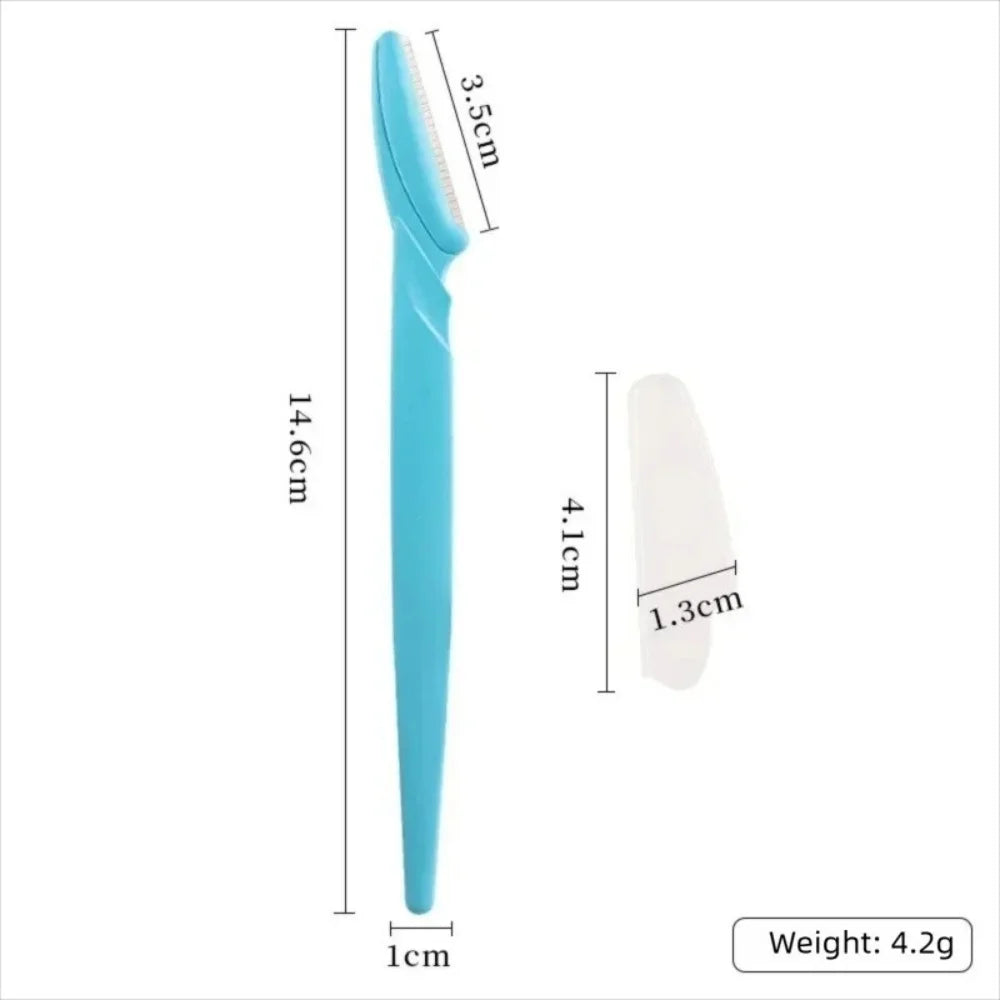 3pcs Eyebrow Trimmer Makeup Tools Safe Eye Brow Razor Face Body Hair Removal Shaver Blades Woman Eyelash Eyebrows Shaping Knife Qme