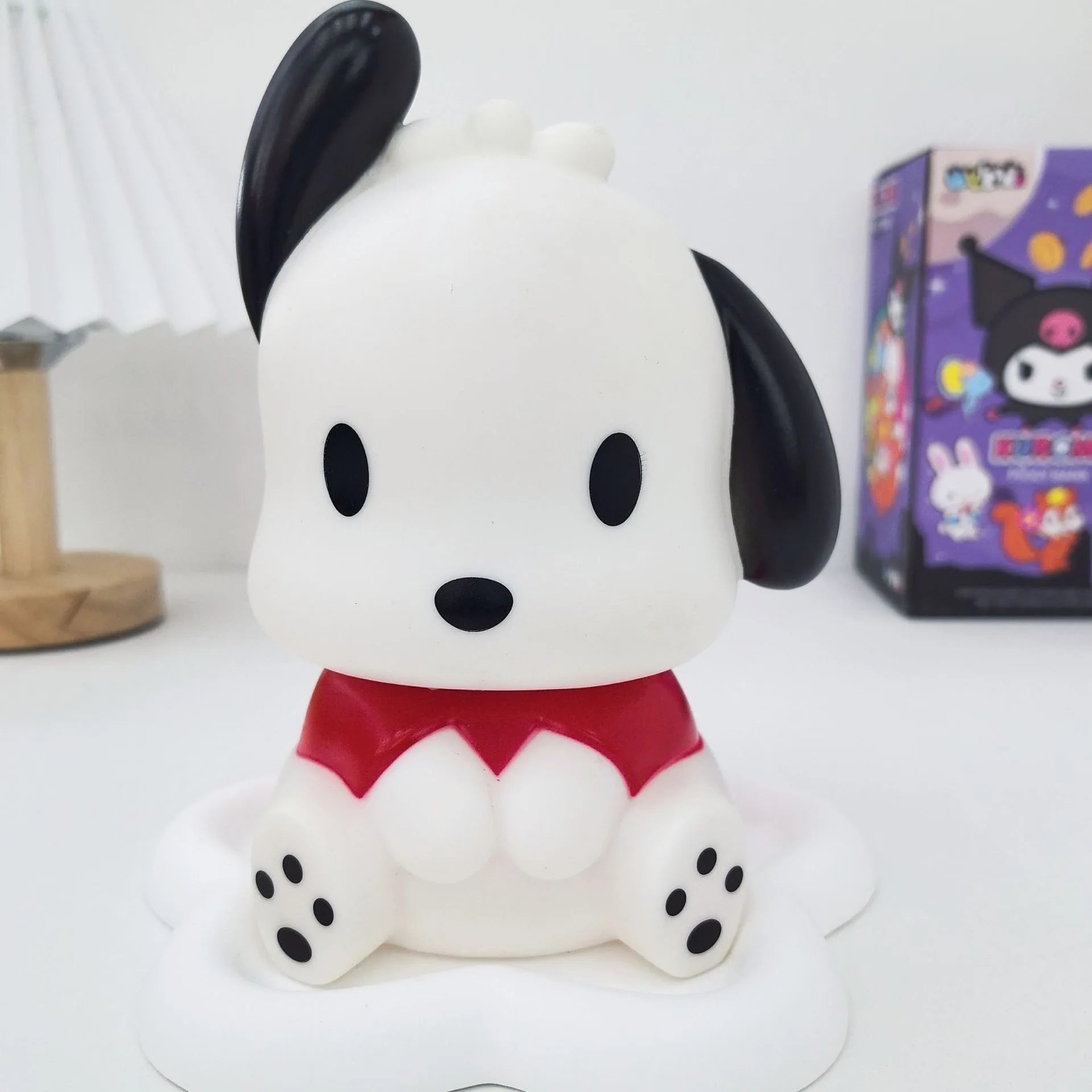 Hello Kitty Kuromi Piggy Bank Desktop Ornament Toy Cartoon-style Vinyl Qme 6Large