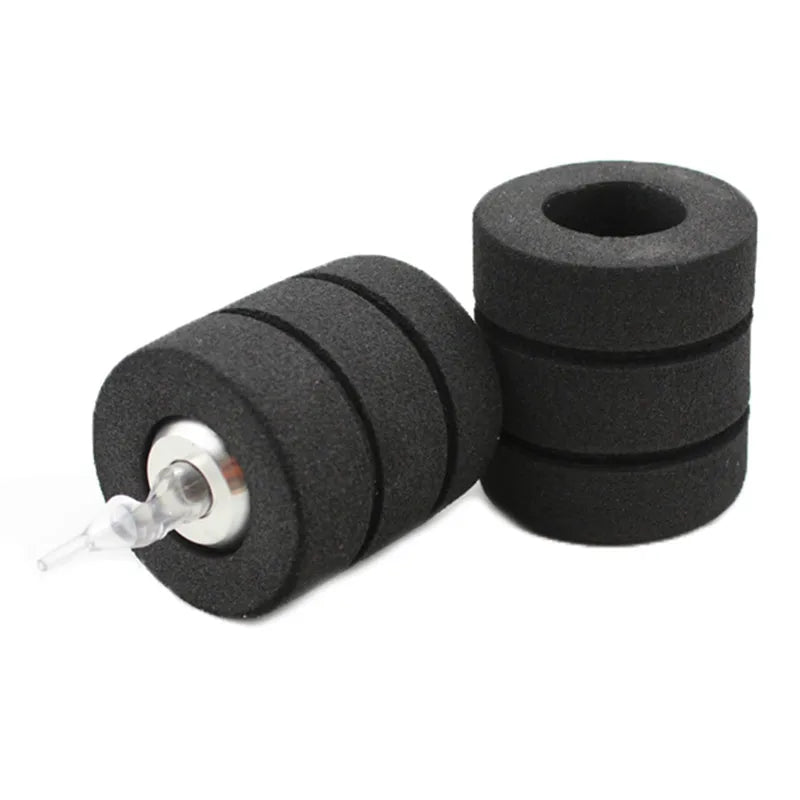 35 Memory Foam Tattoo Grip Cover Pen Machine Black Qme