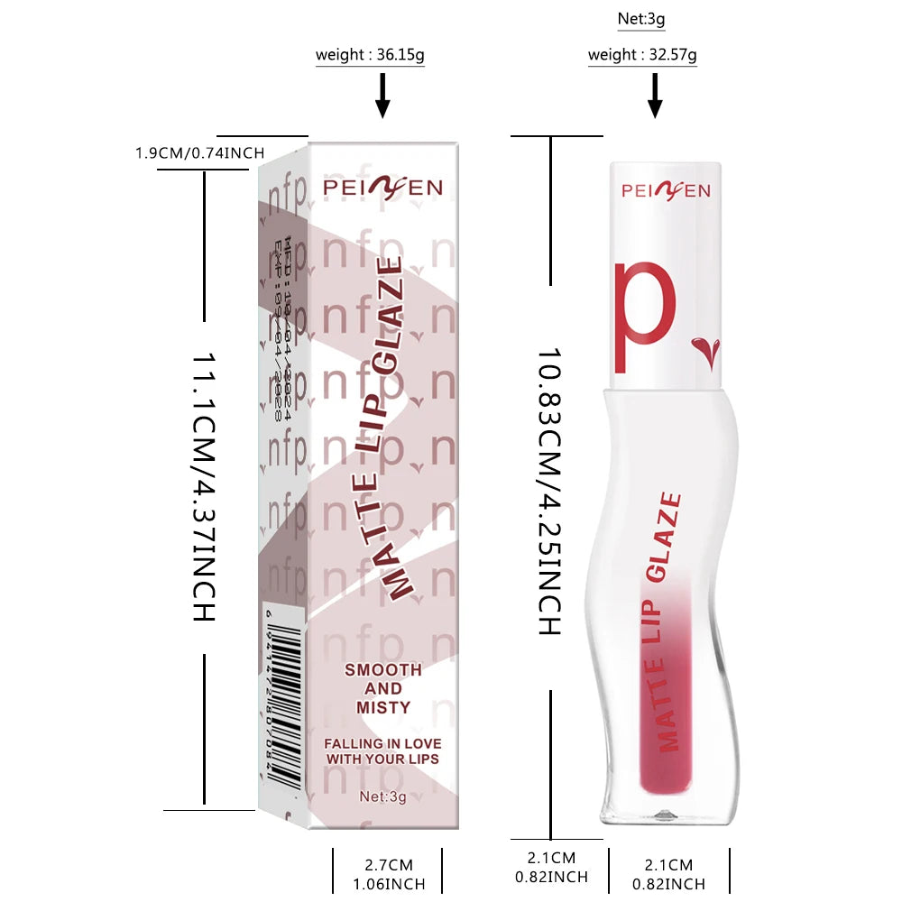 Long Lasting Moisturizing Matte Lipstick Waterproof Sweat Proof Non Qme