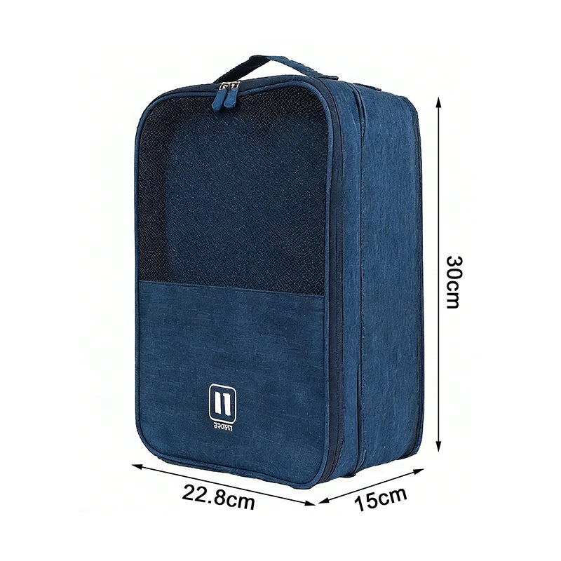 Waterproof Shoe Storage Bag Holds 3 Pairs Shoes Large Capacity Qme A5