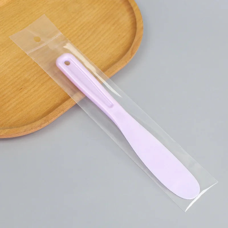 Face Mask Mixing Bowl Set Facial Skin Care Tools Kit Silicone Mask Brush Facial Applicator Spatula Measure Spoon Beauty Supplies Qme Light Purple Stick