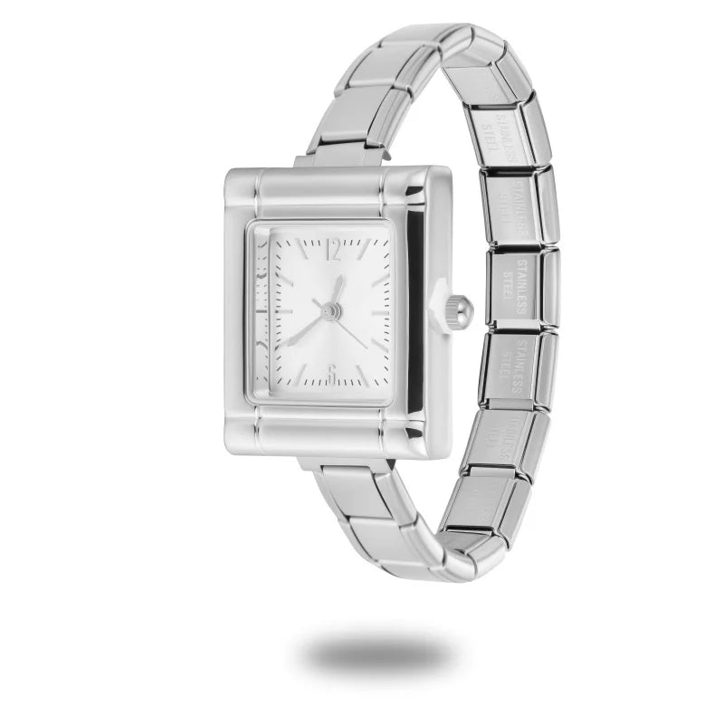Fashion Wholesale Square Round Gem Watch Men Women DIY Width Italian