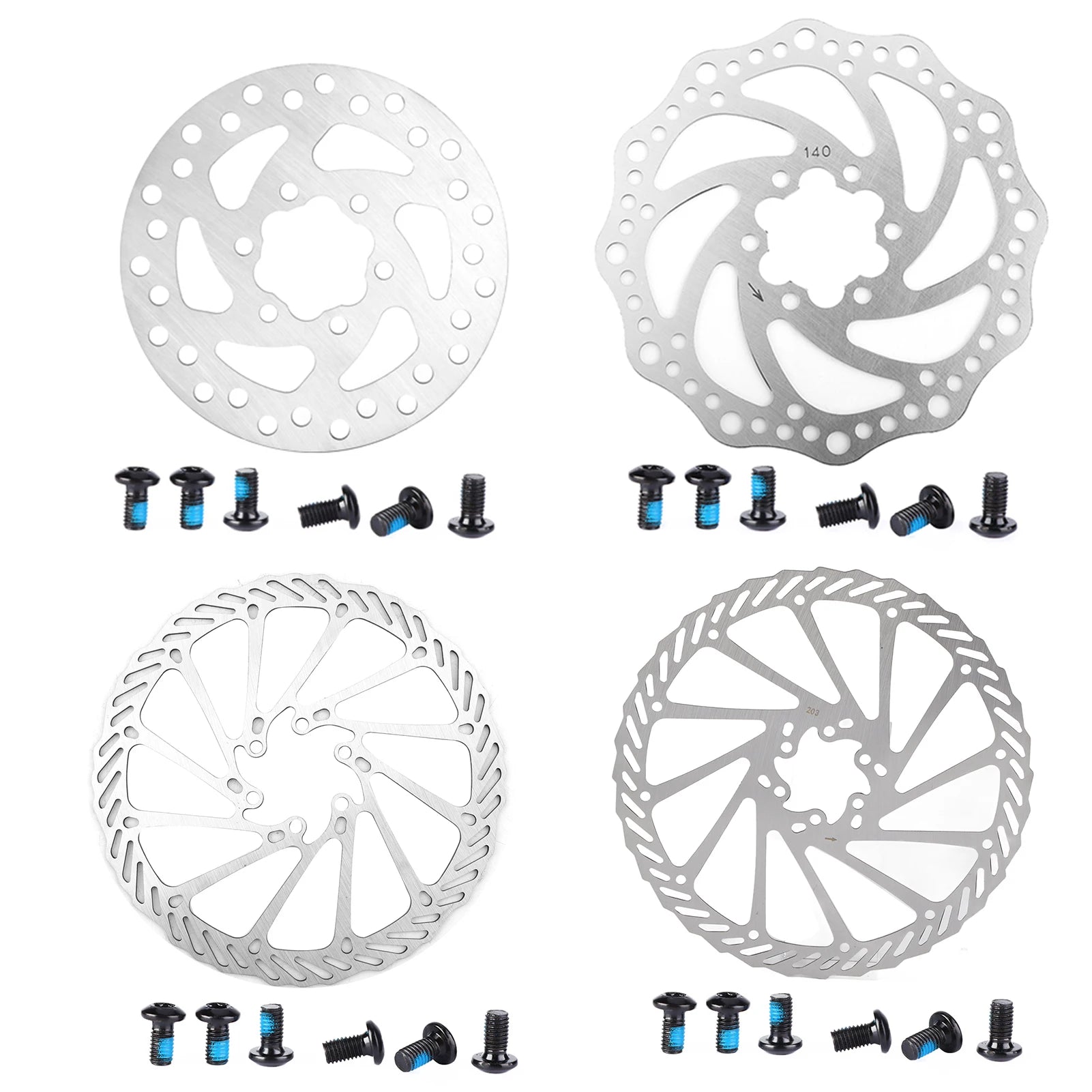 Brake Disc Mountain Bike Stainless Steel Brake Disc Brake Pad Braking Part Stainless Steel Brake Disc Brake Disc Qme