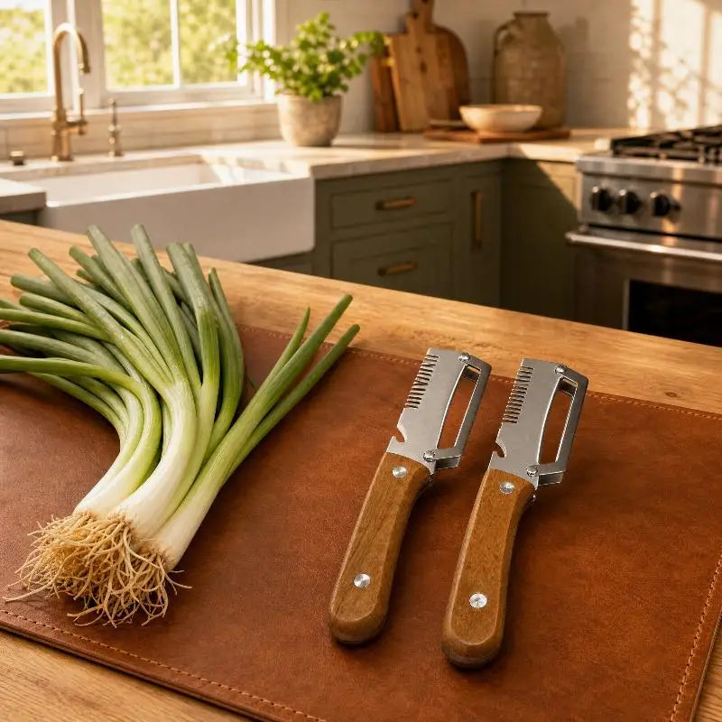Multi-functional 3-in-1 Stainless Steel Serrated Vegetable Peeler Qme