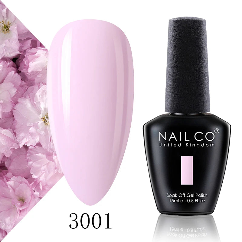 NAILCO 131 Colors Nail Gel Polish Off LED Semi Permanant Art Hybrid