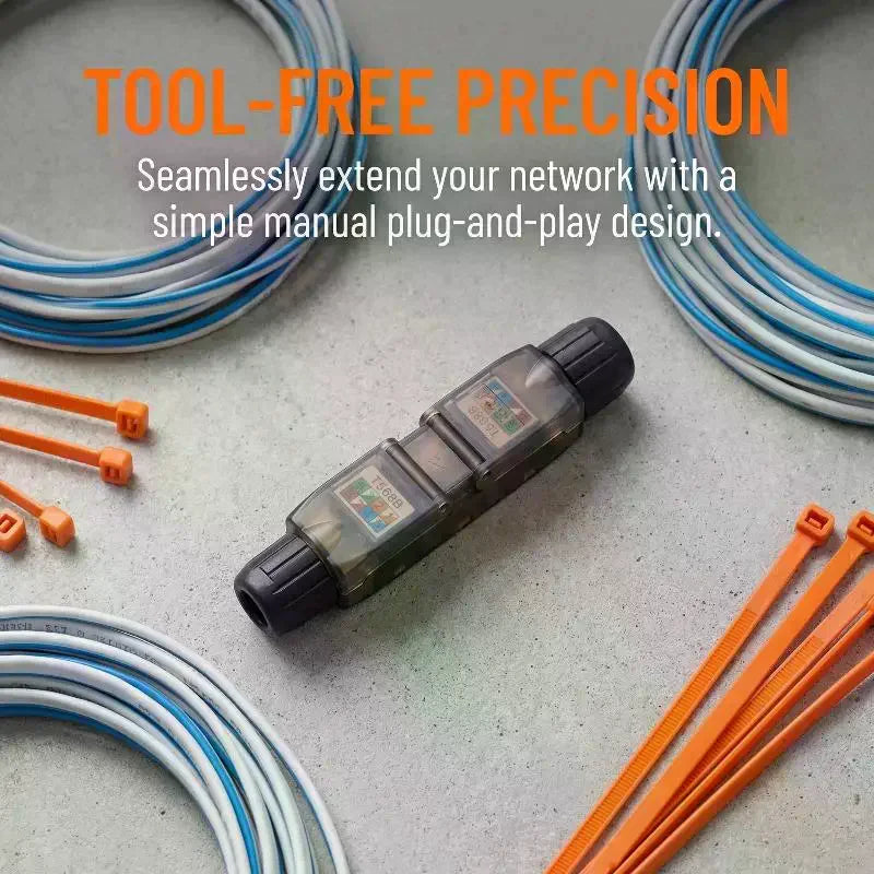 Terminal Network Extension Cable Tool-less Connector Extender Qme