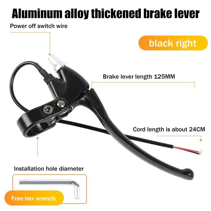 Ultralight Bicycle BMX Brake Handle Electric Bike Cycling Levers V Qme left